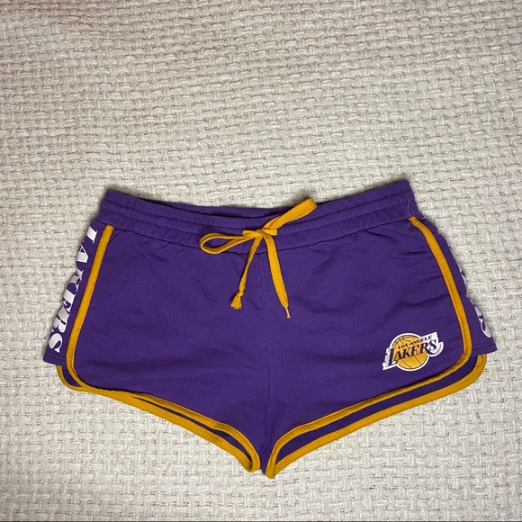 lakers booty shorts